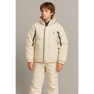 Columbia Snow Pants Boys Youth 14/16 White Insulated Ski Snowboard Shell Pants
